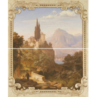 Gracia Ceramica 010301001740 Панно Rotterdam 500х600 beige 02