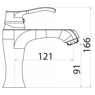 Смеситель для раковины BELBAGNO Trula TRU-LVM-CRM. Фото