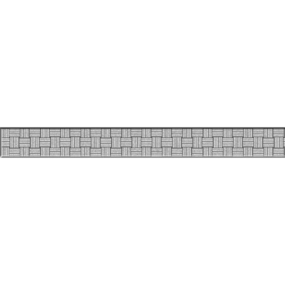 CERSANIT GL7H371 Спецэлемент стеклянный Glass 40х350 серебристый