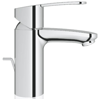 GROHE 2337420E Eurostyle Cosmopolitan Смеситель для раковины со сливным гарнитуром, с энергосберегающим картриджем - подача холодной воды при центральном положении рычага. Фото