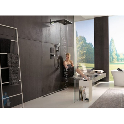 Душевой набор Hansgrohe с держателем и шлангом 160 см 26721000. Фото