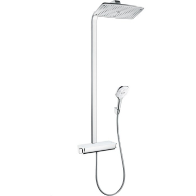 Душевая стойка Hansgrohe Raindance Select Showerpipe белый/хром 27112400. Фото