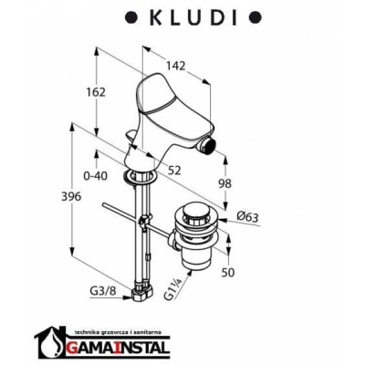 Смеситель для биде KLUDI Ambienta 532160575. Фото