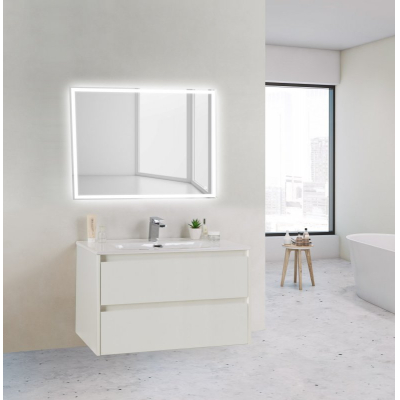 Тумба под раковину подвесная BELBAGNO KRAFT 39-800/390-2C-SO-BO Bianco Opaco. Фото