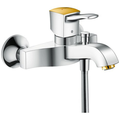 Смеситель для ванны Hansgrohe Metropol Classic хром/золото 31340090. Фото