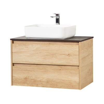 Тумба под раковину подвесная BELBAGNO KRAFT-1000-2C-SO-RNN Rovere Nebrasca Nature. Фото