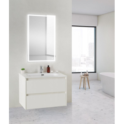 Тумба под раковину подвесная BELBAGNO KRAFT 39-700/390-2C-SO-BO Bianco Opaco. Фото