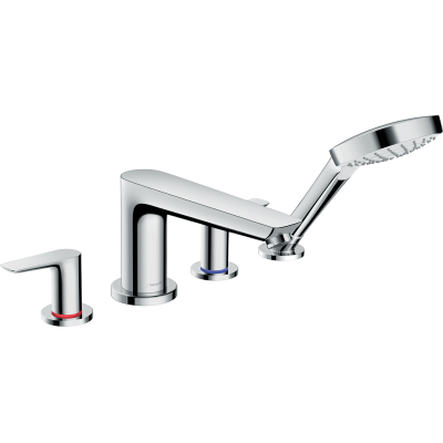 Смеситель Hansgrohe Talis E на край ванны, на 4 отверстия 71748000, хром. Фото