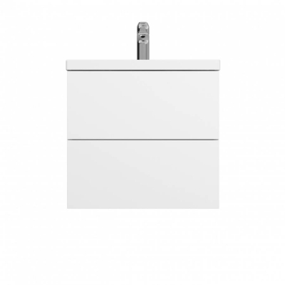 База под раковину подвесная 60 см, 2 ящика, белый глянец AM.PM Gem M90FHX06022WG. Фото