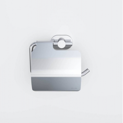 Держатель для туалетной бумаги с крышкой AM.PM Sense A74341400 для ванной комнаты. Фото