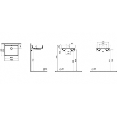 Раковина-чаша Vitra ArchiPlan 45х38 7403B003-0012. Фото