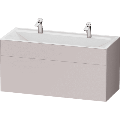 База под раковину подвесная 120 см, 3 ящика, элегантный серый AM.PM Inspire 2.0 M50AFHX1203EGM. Фото