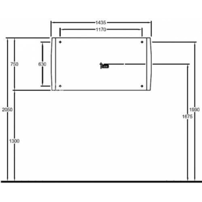 Зеркало Villeroy&Boch Aveo New Generation 145 A399 13GF. Фото
