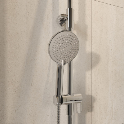 Смеситель с верхним душем и изливом Optima Home IDDIS OPTSB3Fi06. Фото