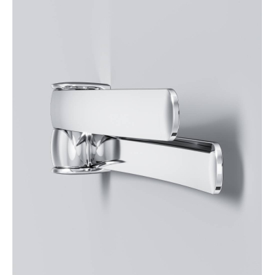 Двойная вешалка-вертушка для полотенец, 44 см AM.PM Sensation A3032600 для ванной комнаты. Фото