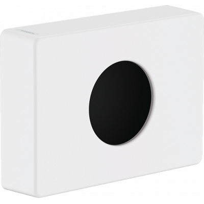 Держатель гигиенических пакетов AddStoris Hansgrohe 41773700, матовый белый для ванной комнаты. Фото