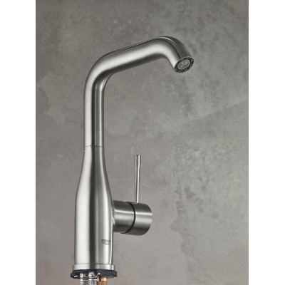GROHE 32628DC1 Essence New Смеситель для раковины с высоким изливом, сливной гарнитур. Фото