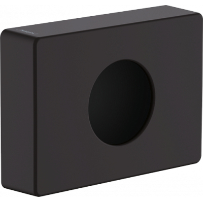 Держатель гигиенических пакетов AddStoris Hansgrohe 41773670, матовый черный для ванной комнаты. Фото