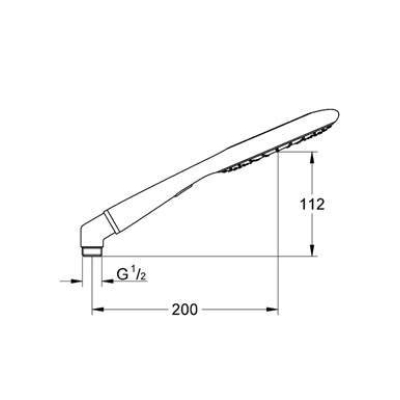 Ручной душ GROHE Rainshower Icon 27444000. Фото