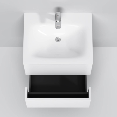 База под раковину подвесная 60 см, белый глянец AM.PM Spirit 2.0 M70AFHX0602WG. Фото