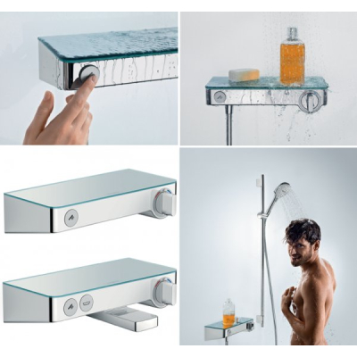 Термостат Hansgrohe Ecostat Select Push белый/хром 13151400. Фото