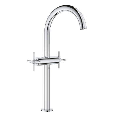 GROHE 21044003 Atrio New Смеситель двухвентильный для раковины на 1 отверстие, для свободностоящих раковин, крестобразные ручки, размер XL. Фото