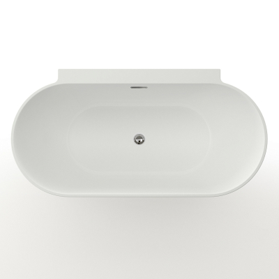 Ванна акриловая Azario MEDFORD 1700х800х580 пристенная, в комплекте с сифоном и металлической рамой MED17080. Фото