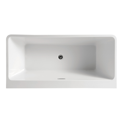 Ванна акриловая Azario OXFORD 1700х830х650, пристенная, в комплекте с сифоном и металлической рамой OXF17083. Фото