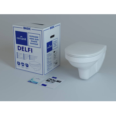 CERSANIT Унитаз подвесной DELFI MZ-DELFI. Фото