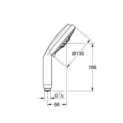 Ручной душ GROHE Rainshower Cosmopolitan 28755000. Фото