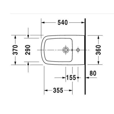 Биде подвесное DURAVIT DURASTYLE 2282150000. Фото