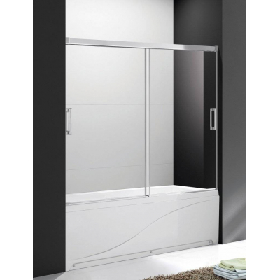 Шторка на ванну CEZARES Tandem Soft TANDEM-SOFT-VF-2-150/145-P-Cr. Фото