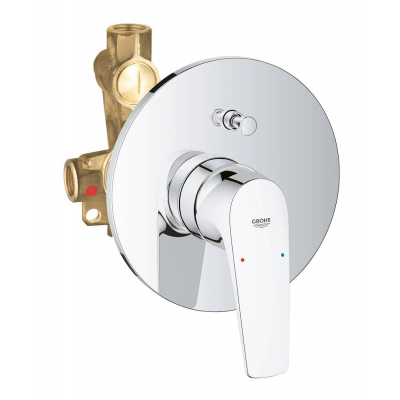 GROHE 29113000 BauFlow Смеситель для ванны, встраиваемый, со встроенным механизмом. Фото