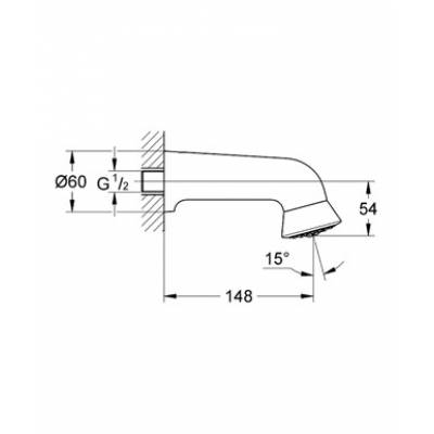 Верхний душ GROHE Relexa 28948000. Фото