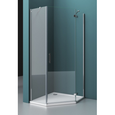 Душевой угол BELBAGNO KRAFT-P-1-80-C-Cr-R. Фото