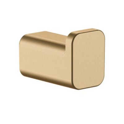 Крючок AddStoris Hansgrohe 41742140, шлифованная бронза для ванной комнаты. Фото