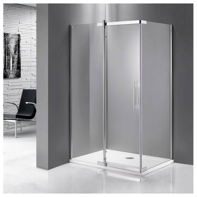 Душевое ограждение MIRSANT Smart Square 120х90. Фото