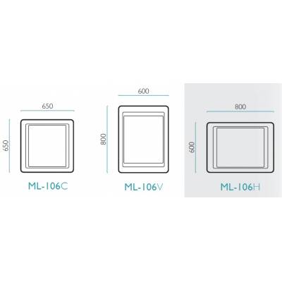 Зеркало МИР СТЕКЛА ML-106 HV. Фото