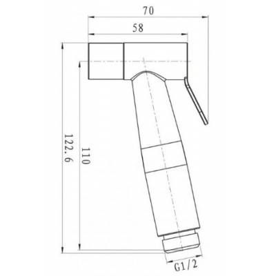 Гигиенический душ BELBAGNO Nova BB-BFS1-IN. Фото