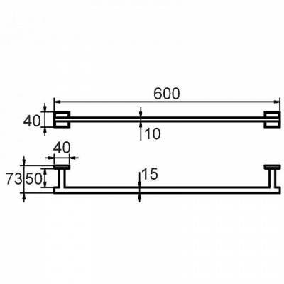 Полотенцесушитель сплав металлов Labrador Milardo LABSM10M49 для ванной комнаты. Фото