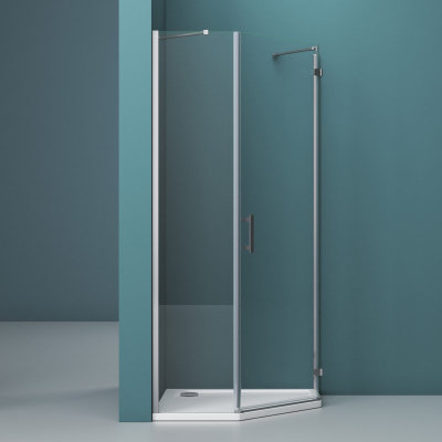 Душевой угол BELBAGNO KRAFT-P-1-90-C-Cr-R. Фото