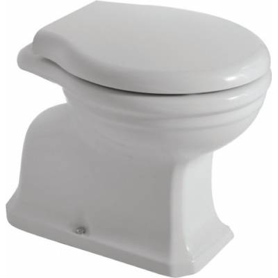 Унитаз напольный CERAMICA GLOBO SPA Paestum Vasi e Bidet 51.37 PA002.BI (слив в стену). Фото