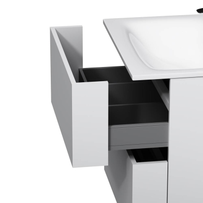 База под раковину подвесная 60 см, белый глянец AM.PM Spirit 2.0 M70AFHX0602WG. Фото