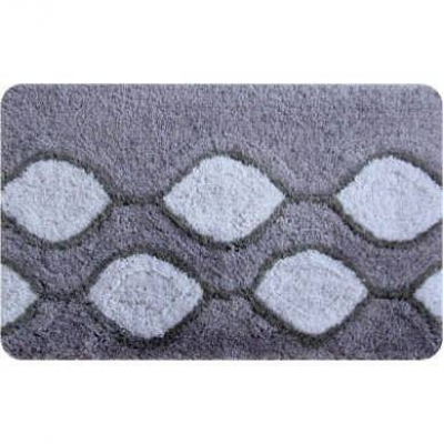 Коврик для ванной комнаты IDDIS Curved Lines, grey 401A580I12 для ванной комнаты. Фото