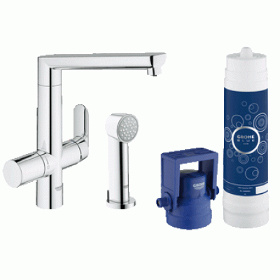 Смеситель для мойки GROHE Blue K7 31354001. Фото