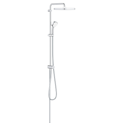 GROHE 26694000 Tempesta Cosmopolitan System 250 Cube Душевая система, перекл-3,квадр,9.5, хром. Фото