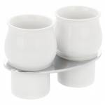 Подстаканник двойной IDDIS Leaf LEASBС2I45 для ванной комнаты. Фото