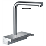 Кухонный смеситель Hansgrohe Aquno Select M81, однорычажный, 170, с вытяжным душем, 3jet, sBox 73831000, хром Кухонный смеситель Hansgrohe Aquno Select M81, однорычажный, 170, с вытяжным душем, 3jet, sBox 73831000, хром. Фото
