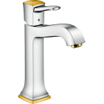 Смеситель для раковины Hansgrohe Metropol Classic хром/золото 31302090. Фото