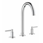 GROHE 20009003 Atrio New Смеситель двухвентильный для раковины на 3 отверстия, монтаж на бортик, размер M. Фото